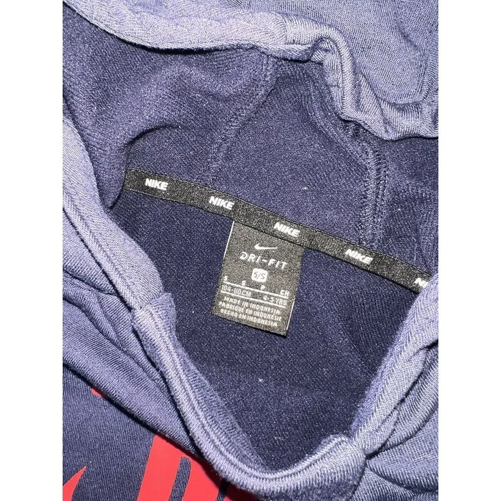 Nike Hoodie Hooded Sweatshirt Dri-fit Cotton Boys Sz 5 4/5‎ Lot Of 2